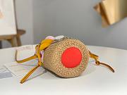 Chloe Small Woody Basket In Natural Fibers - 17*16*16cm - 5