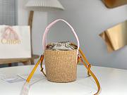 Chloe Small Woody Basket In Natural Fibers - 17*16*16cm - 3