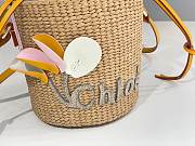 Chloe Small Woody Basket In Natural Fibers - 17*16*16cm - 2