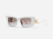 Dolce&Gabbana DIVA white sunglasses - 1