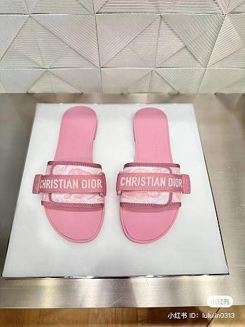 Dior Rivera Slide in Pink