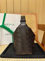 Bottega Veneta Wallace Intrecciato In Leather Brown - 20x13x9.5cm - 5