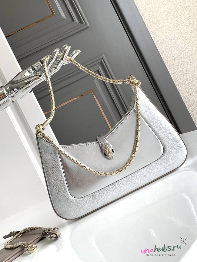 Bvlgari Mini Leather Serpenti Baia Shoulder Bag - 27.5*18*4.5Cm - 1