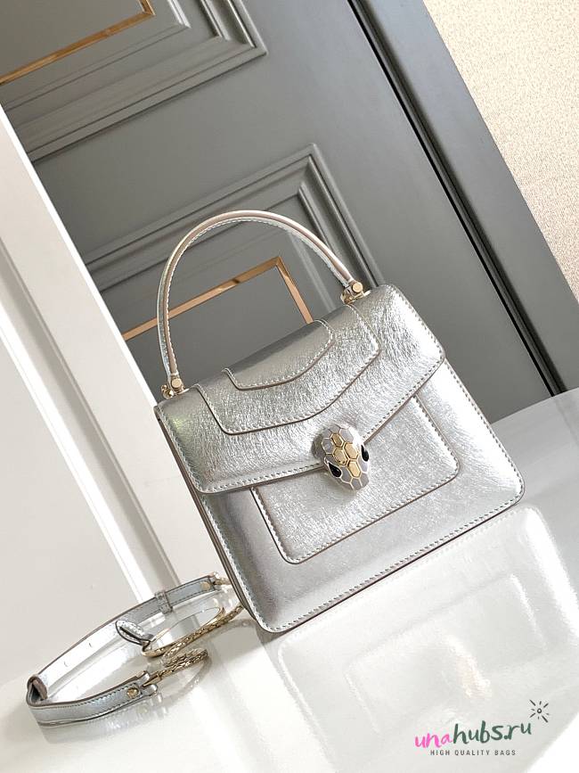 Bvlgari Serpenti Forever Medium Top Handle Bag - 18*15*9.5Cm - 1