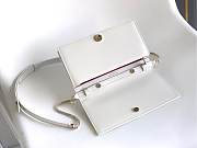 Bvlgari White Leather Chain Bag - 19 X 10.5 X 4.5 Cm - 6