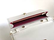 Bvlgari White Leather Chain Bag - 19 X 10.5 X 4.5 Cm - 3