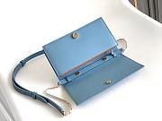 	 Bvlgari Blue Leather Chain Bag - 19 X 10.5 X 4.5 Cm - 5