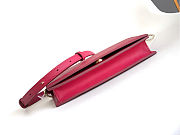 	 Bvlgari Red Leather Chain Bag - 19 X 10.5 X 4.5 Cm - 4