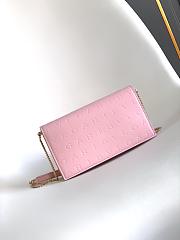 	 Bvlgari Pink Leather Chain Bag - 19 X 10.5 X 4.5 Cm - 1