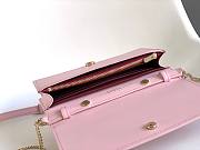 	 Bvlgari Pink Leather Chain Bag - 19 X 10.5 X 4.5 Cm - 5