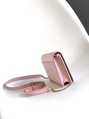 	 Bvlgari Pink Leather Chain Bag - 19 X 10.5 X 4.5 Cm - 4