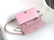 	 Bvlgari Pink Leather Chain Bag - 19 X 10.5 X 4.5 Cm - 3