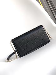 	 Bvlgari Black Leather Chain Bag - 19 X 10.5 X 4.5 Cm - 1