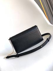 	 Bvlgari Black Leather Chain Bag - 19 X 10.5 X 4.5 Cm - 4