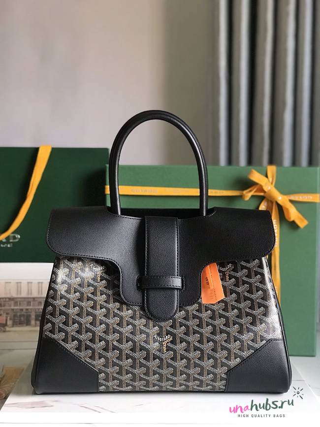 Goyard Saigon Tote All Black - 34x18x24cm - 1