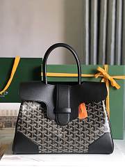 Goyard Saigon Tote All Black - 34x18x24cm - 1