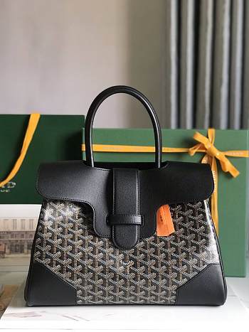 Goyard Saigon Tote All Black - 34x18x24cm