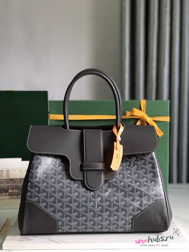 	 Goyard Saigon Tote Grey - 34x18x24cm - 1