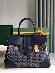 	 Goyard Saigon Tote Navy - 34x18x24cm - 1