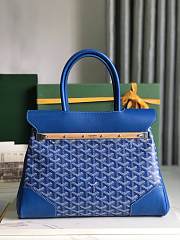 	 Goyard Saigon Tote Blue - 34x18x24cm - 5