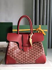 	 Goyard Saigon Tote Red - 34x18x24cm - 1