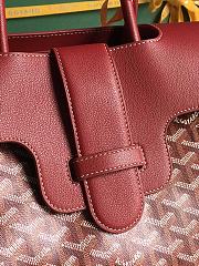 	 Goyard Saigon Tote Red - 34x18x24cm - 3