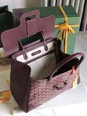 	 Goyard Saigon Tote Burgundy - 34x18x24cm - 2