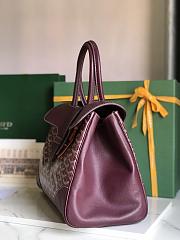 	 Goyard Saigon Tote Burgundy - 34x18x24cm - 4