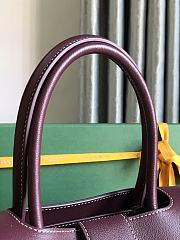 	 Goyard Saigon Tote Burgundy - 34x18x24cm - 6