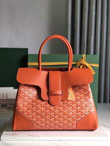 	 Goyard Saigon Tote Orange - 34x18x24cm
