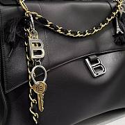 Balenciaga Hourglass Soft Handbag Large in Black -  47x26x14cm - 2