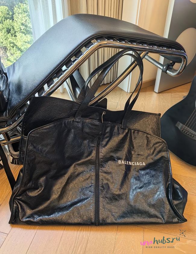 Balenciaga Shopper Garment Bag Tote In Black - 63x50x23cm - 1