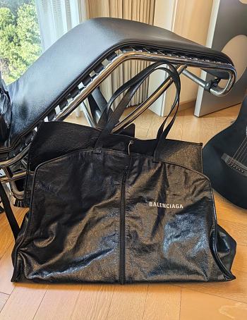 Balenciaga Shopper Garment Bag Tote In Black - 63x50x23cm