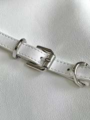 Givenchy Voyou White & Silver Hardware Shoulder Bag - 40x27x6.5CM - 2
