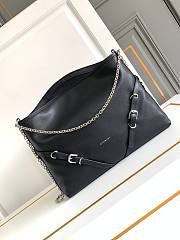 	 Givenchy Voyou Black Shoulder Bag 02 - 40x27x6.5CM - 1