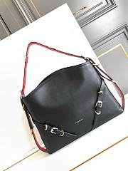 	 Givenchy Voyou Black Shoulder Bag 02 - 40x27x6.5CM - 2