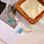Givenchy 4G LIQUID EARRINGS IN METAL AND RESIN - 3