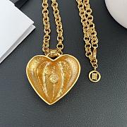 Givenchy Vintage Heart Pendant Necklace - 3