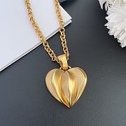 Givenchy Vintage Heart Pendant Necklace - 2