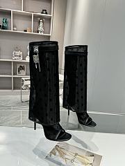 Givenchy Shark Lock Stiletto sandal boots - 5