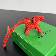 	 Bottega Veneta Dog Charm in Orange - 4