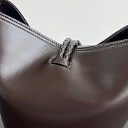 Bottega Veneta Liberta Bucket Bag In Brown - 30x18x18cm - 3