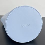 	 Bottega Veneta Liberta Bucket Bag In Blue - 30x18x18cm - 5