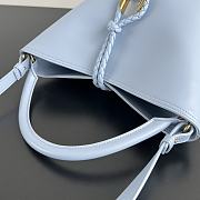 	 Bottega Veneta Liberta Bucket Bag In Blue - 30x18x18cm - 2