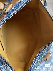 Louis Vuitton Speedy 30 Blue Monogram Denim - 5