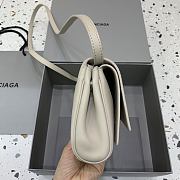 Balenciaga Vel Air Clutch In Cream  - 26.9x13.9x5.3cm - 6