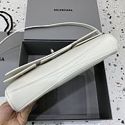 	 Balenciaga Vel Air Clutch In White - 26.9x13.9x5.3cm - 6