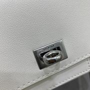 	 Balenciaga Vel Air Clutch In White - 26.9x13.9x5.3cm - 3