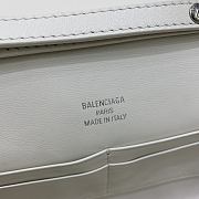 	 Balenciaga Vel Air Clutch In White - 26.9x13.9x5.3cm - 4