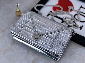 Diorama Silver&Gold Shoulder Bag - 19cm
